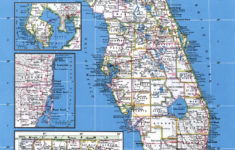 Large Detailed Administrative Map Of Florida State With
