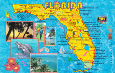 Large Detailed Tourist Map Of Florida State Vidiani