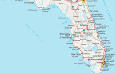 Map Of Florida Cities On Gulf Coast