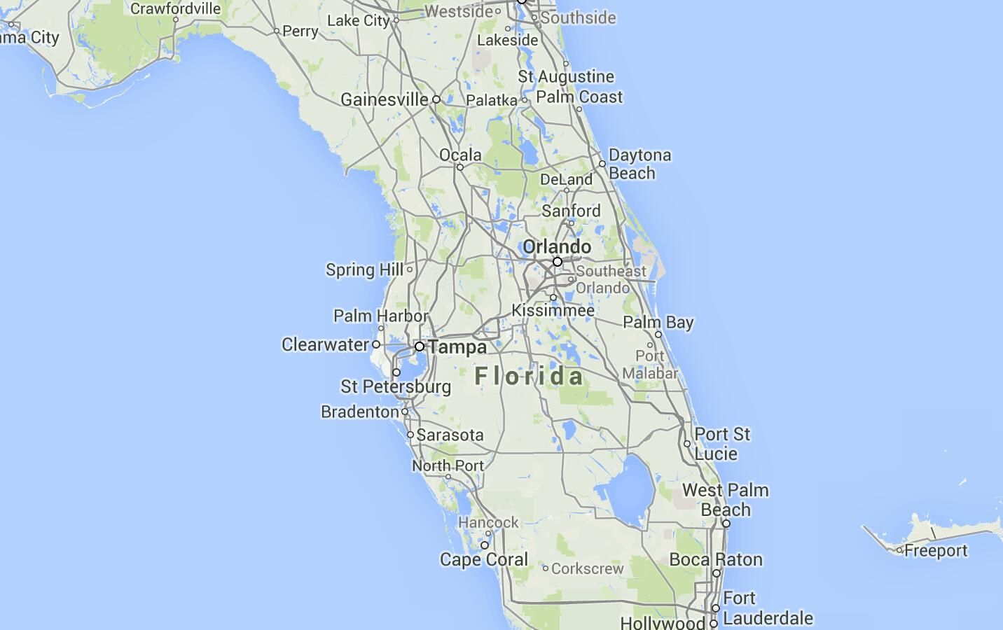 Map Of Florida Spring Locations Florida Springs Map 