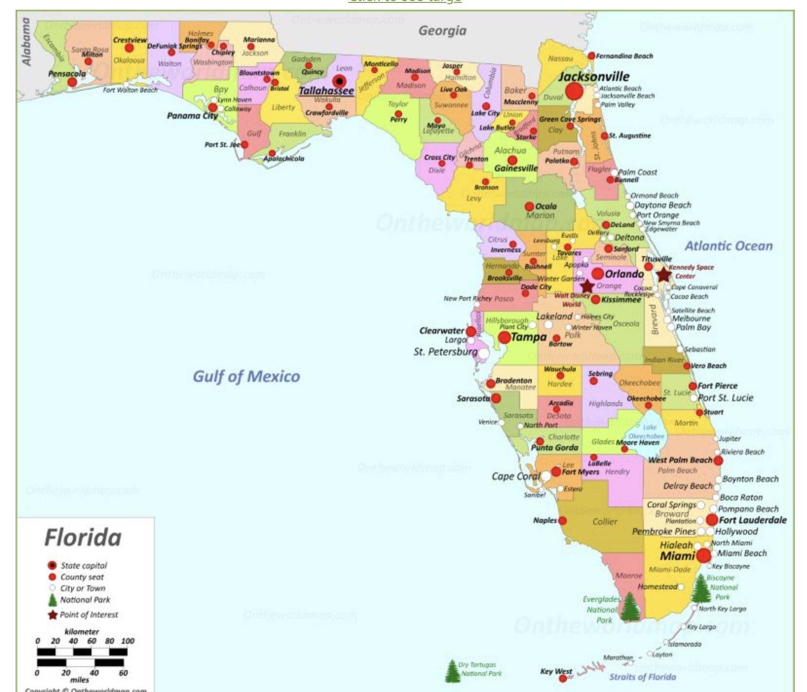 Pin By Olga Rasmussen On MAPS Florida State Map Map Of 
