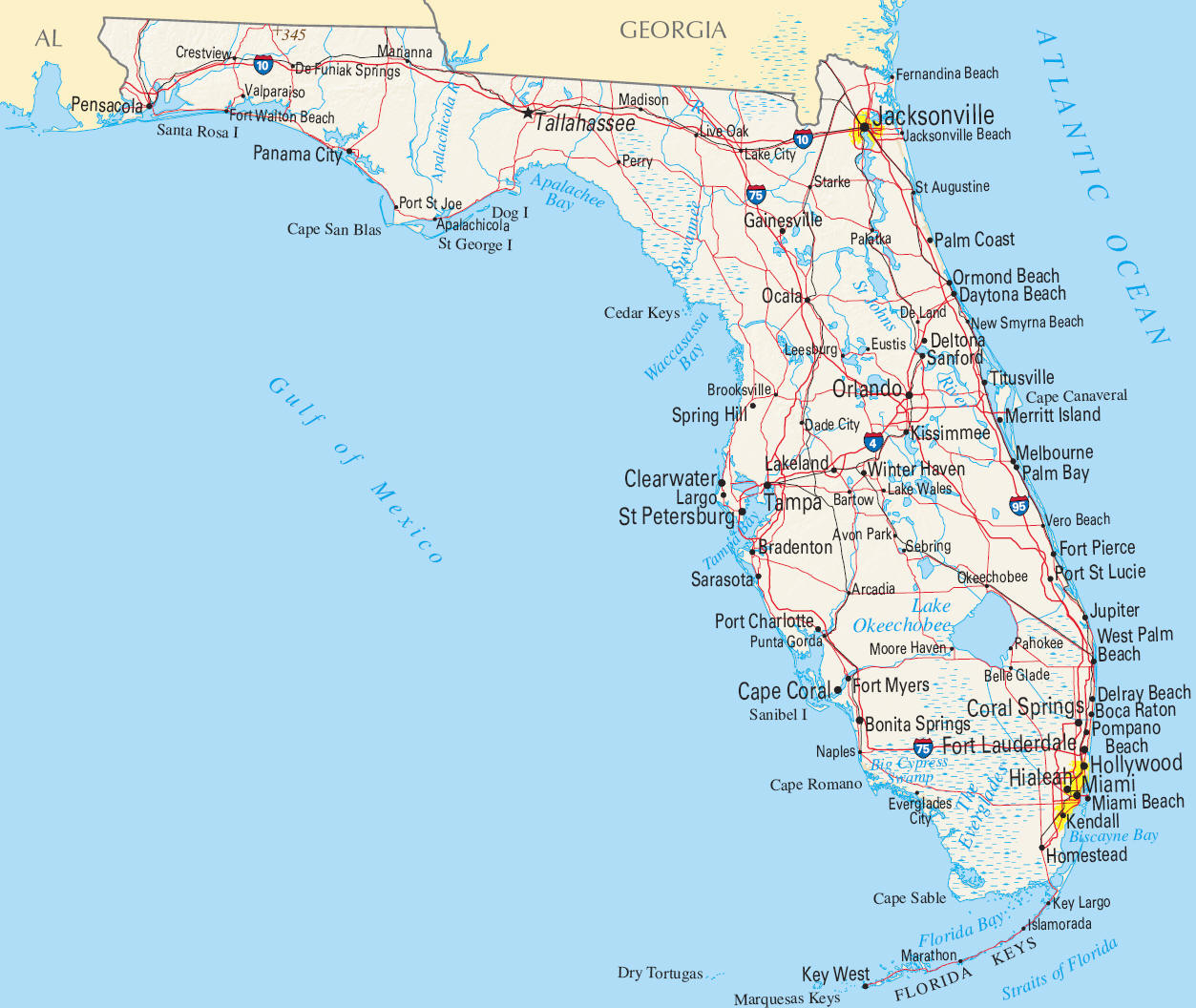PZ C Florida Map